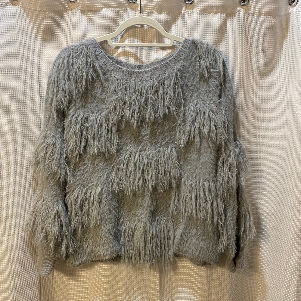 Main Strip Grey Sweater